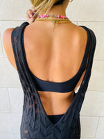 Black Portside Beach Dress