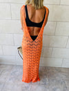 Orange Portside Beach Dress