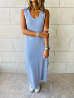 Grey Ribbed Dress