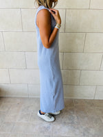 Grey Ribbed Dress