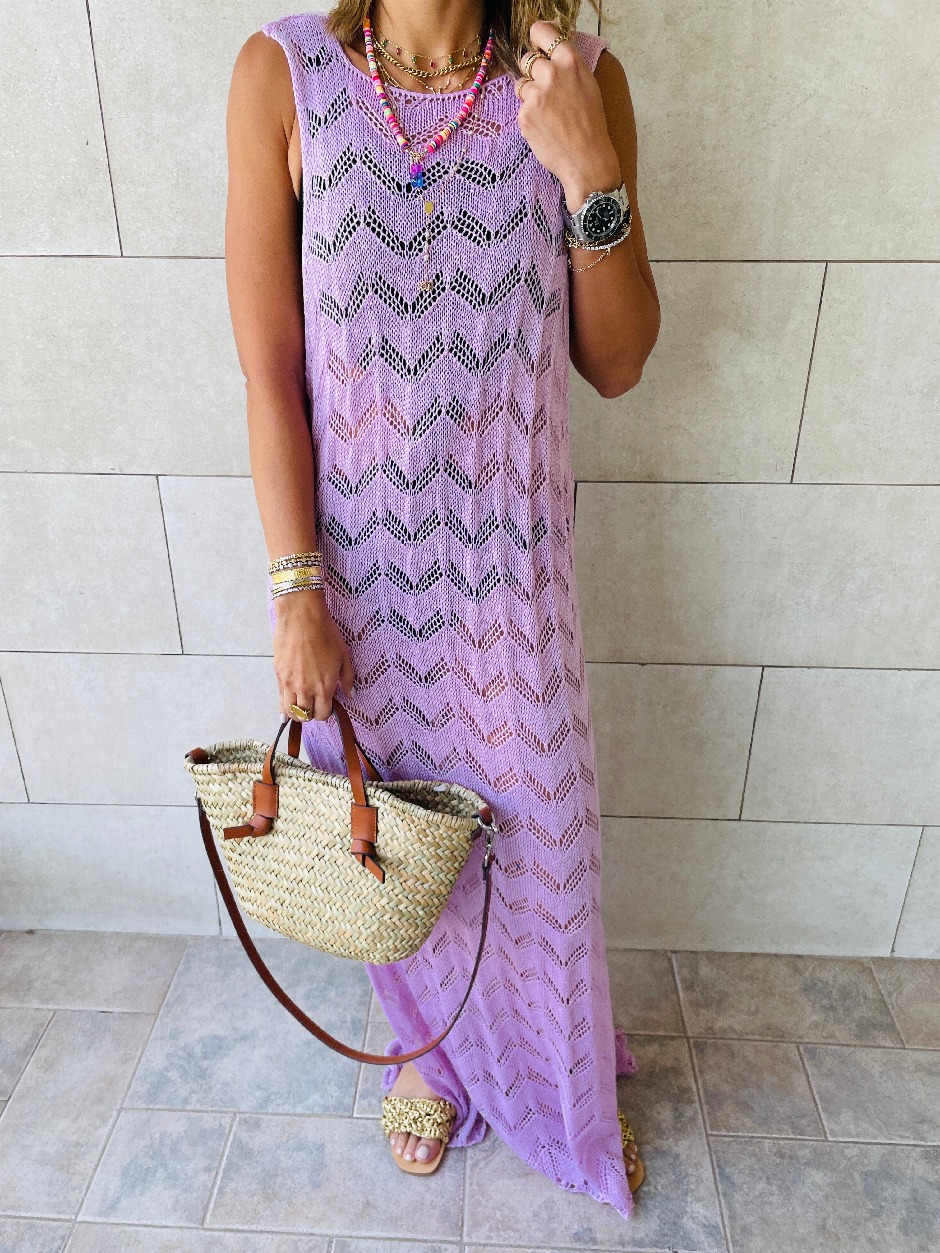 Lilac Portside Beach Dress