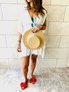 White Pom Pom CoverUp