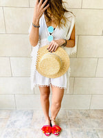 White Pom Pom CoverUp