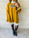 Mustard Warm Me Up Knit Pullover