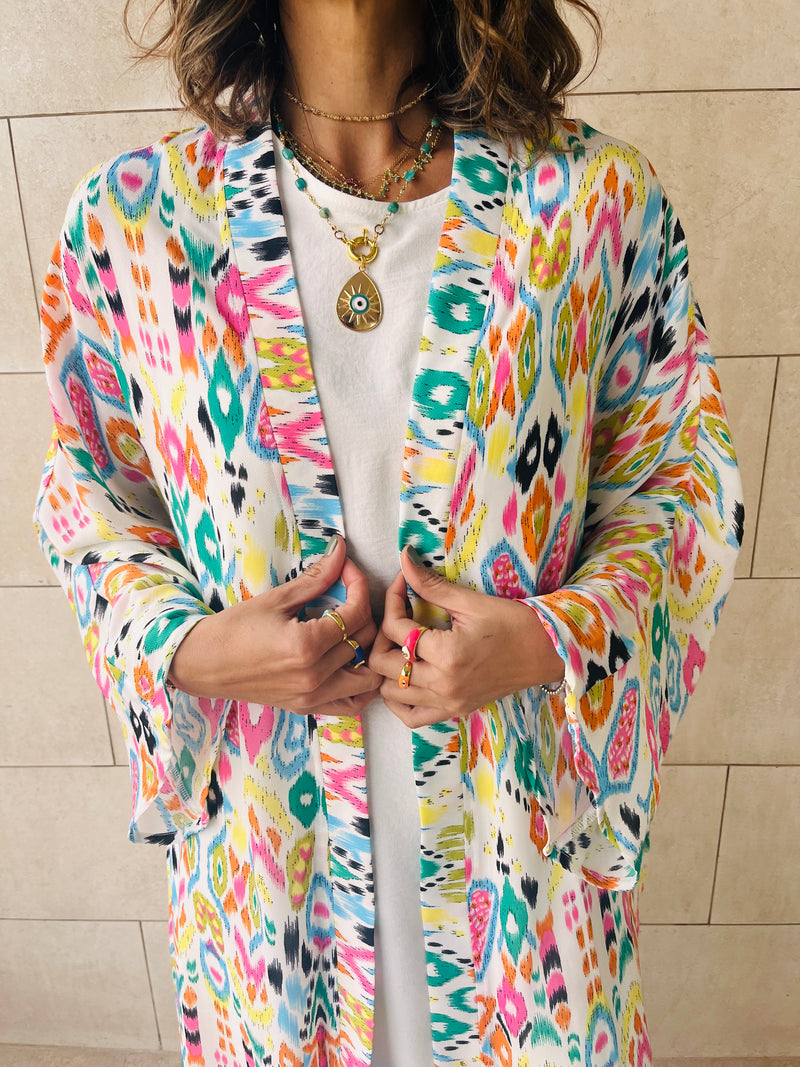 Vacay Funk Kimono