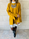 Mustard Warm Me Up Knit Pullover