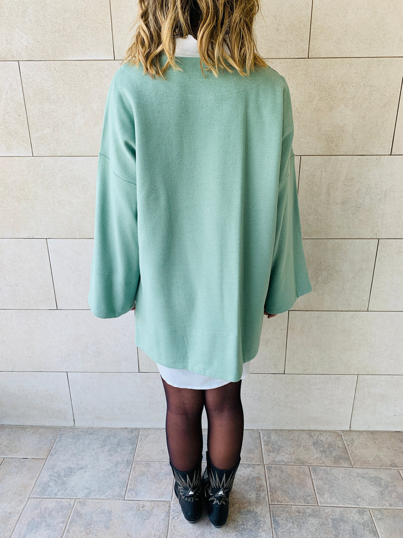 Mint Warm Me Up Knit Pullover
