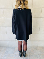 Black Warm Me Up Knit Pullover