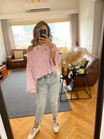 Lilac Crop Knit Top