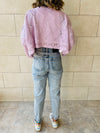Lilac Crop Knit Top
