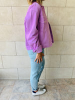 Pastel Lilac Denim Jacket