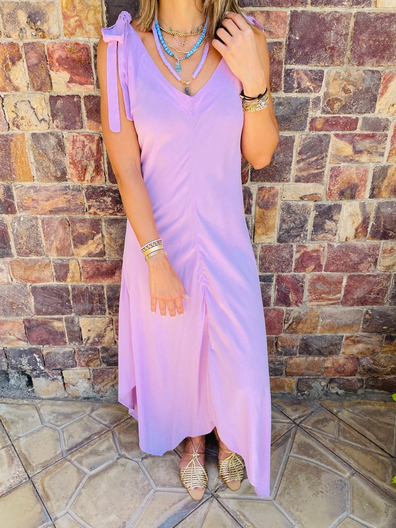 Lilac Catalonia Dress