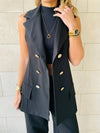 Sleeveless Blazer Set