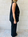 Sleeveless Blazer Set