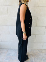 Sleeveless Blazer Set