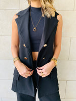 Sleeveless Blazer Set