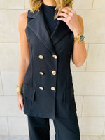 Sleeveless Blazer Set