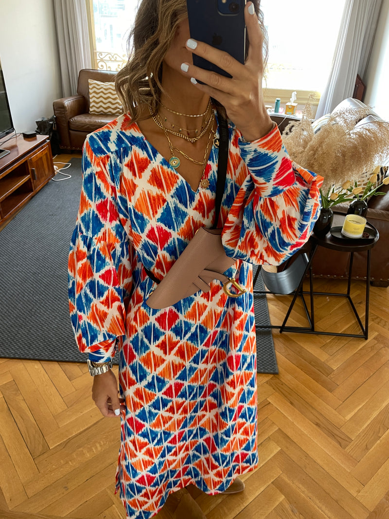Geometric Shift Dress