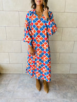 Geometric Shift Dress