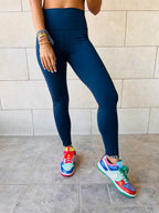 Navy Frillu Signature Leggings