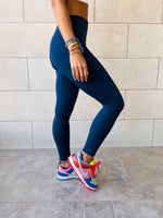 Navy Frillu Signature Leggings