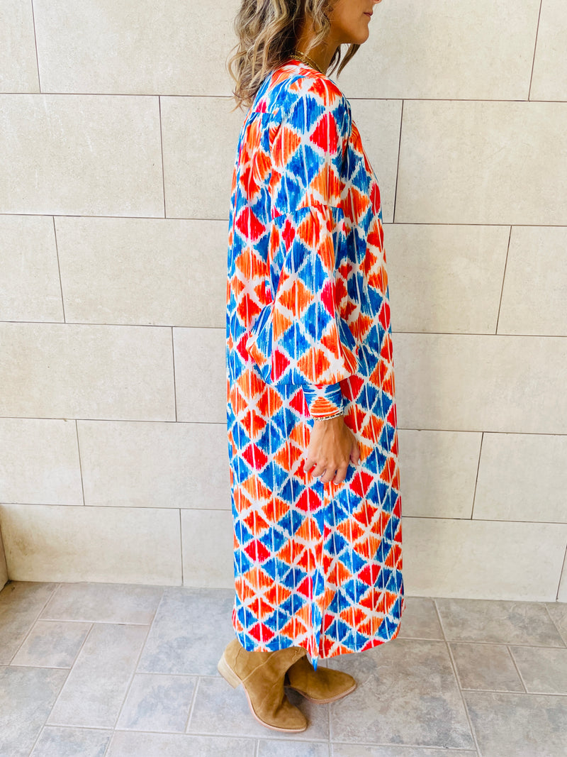 Geometric Shift Dress