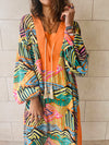 Orange Downtown Funk Longline Tunic