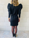 Gold Button Dress