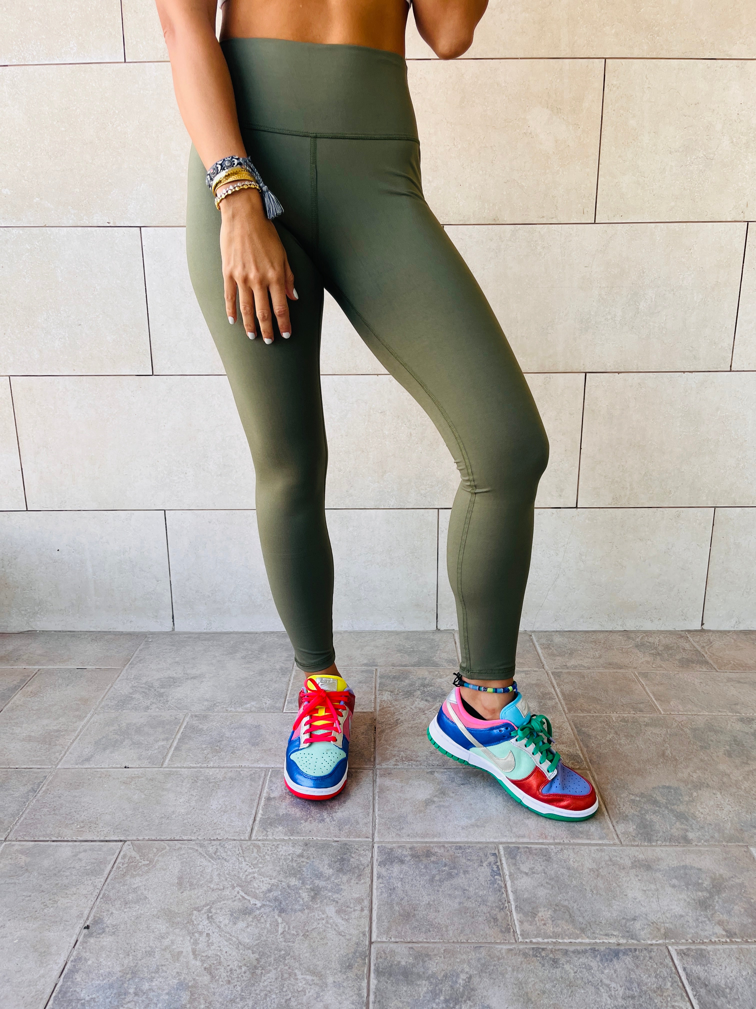 Olive Frillu Signature Leggings