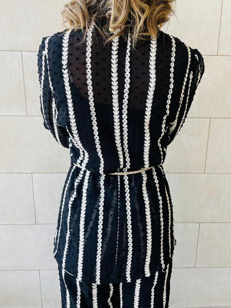 Monochrome Embellished Jacket