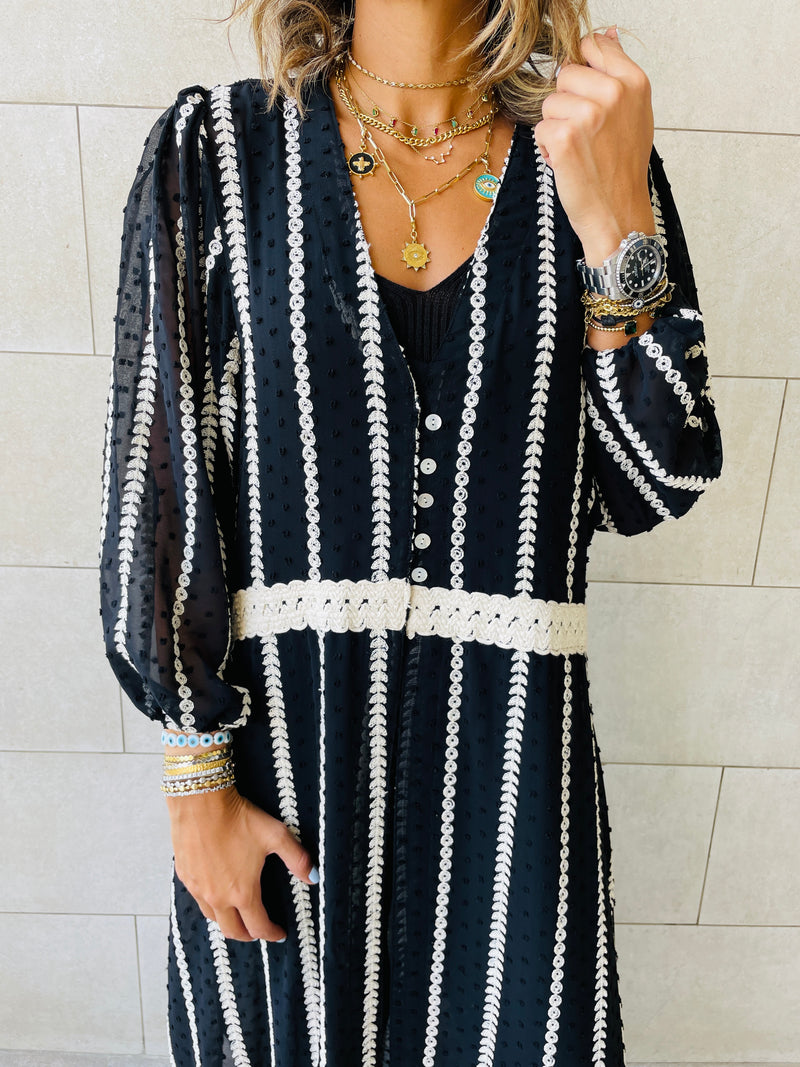 Monochrome Embellished Shirt
