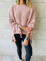 Blush Drawstring Pullover