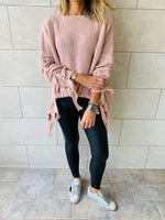 Blush Drawstring Pullover