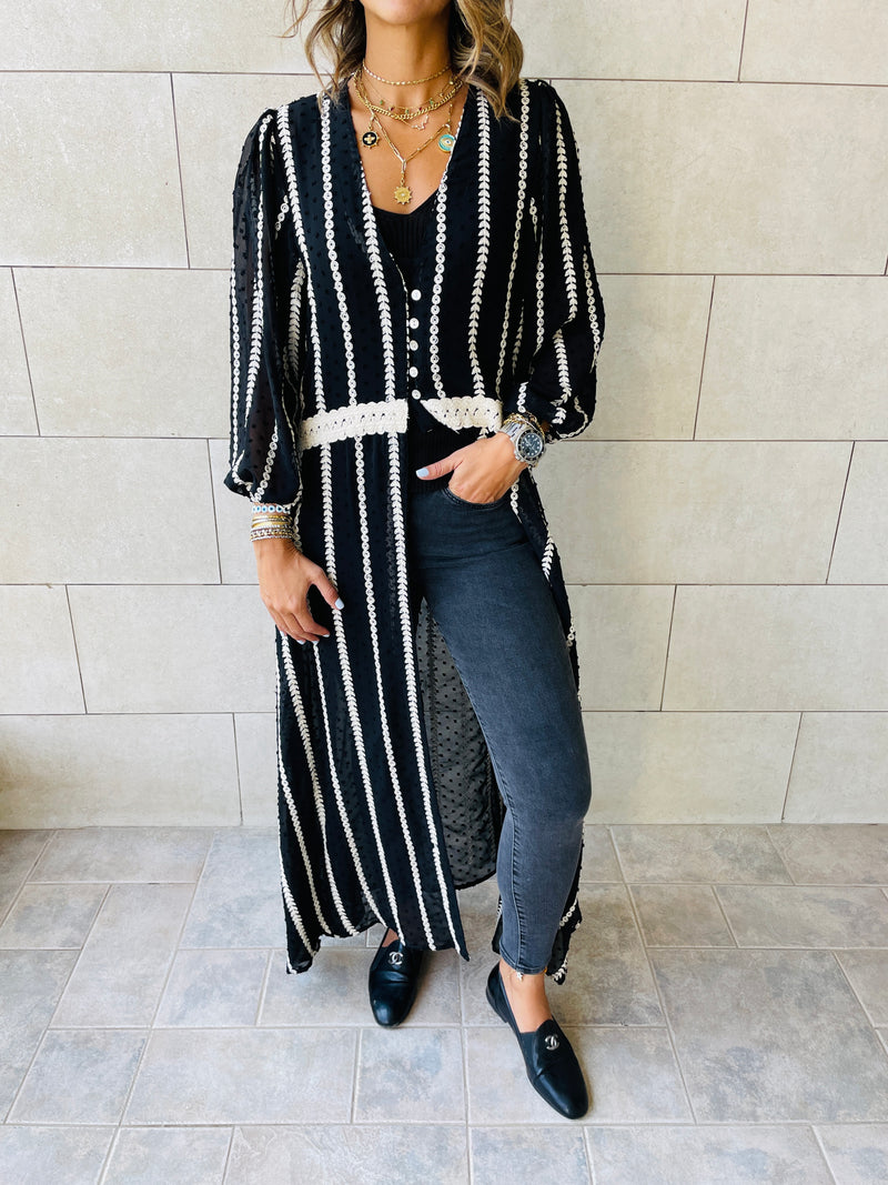 Monochrome Embellished Shirt