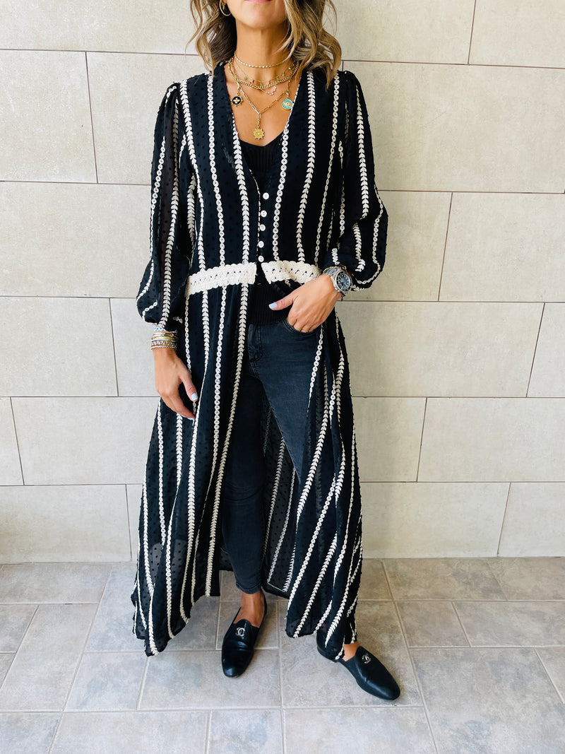 Monochrome Embellished Shirt