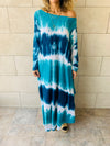 Blue Skies Tie Dye Dress