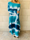 Blue Skies Tie Dye Dress
