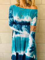 Blue Skies Tie Dye Dress