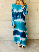 Blue Skies Tie Dye Dress
