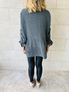 Charcoal Drawstring Pullover