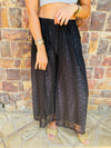 Black Beach Lace Pants