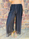 Black Beach Lace Pants