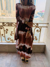 Earth Tones Tie Dye Dress