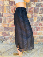 Black Beach Lace Pants