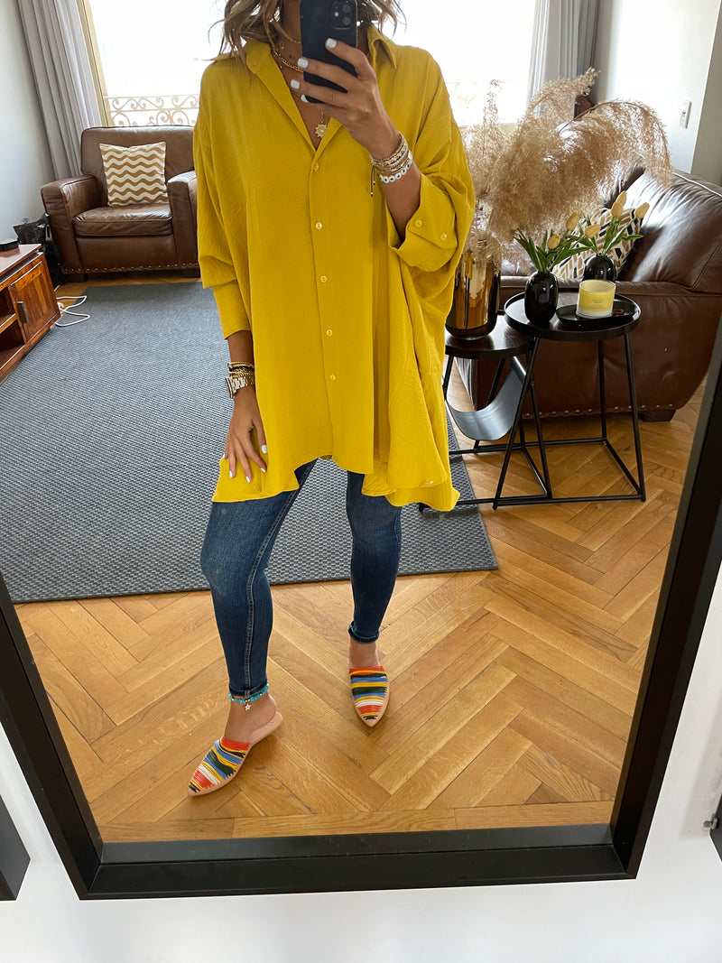 Mustard Fall Layering Shirt
