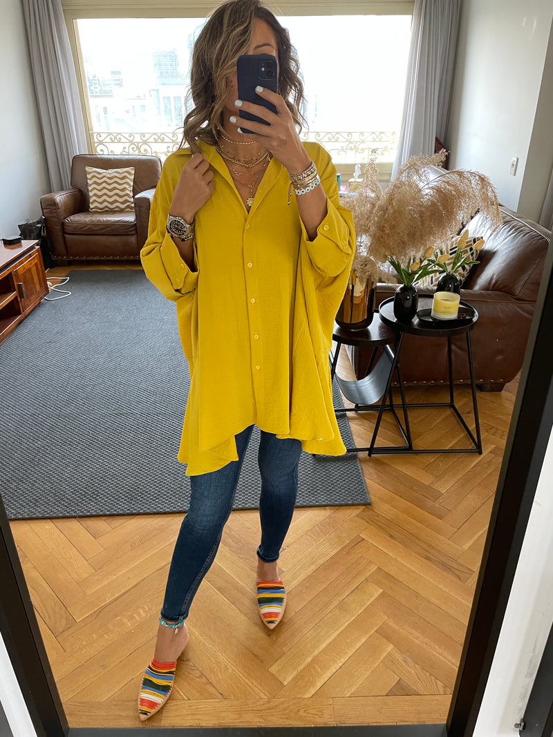 Mustard Fall Layering Shirt