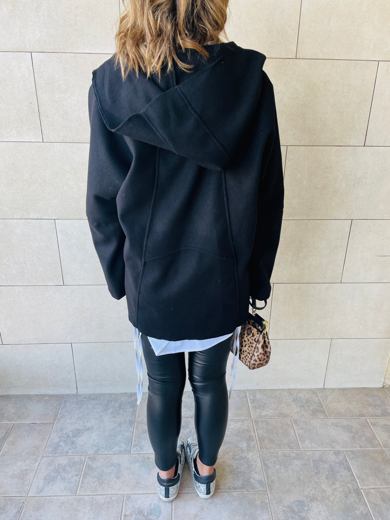 Black Warm Me Up Jacket