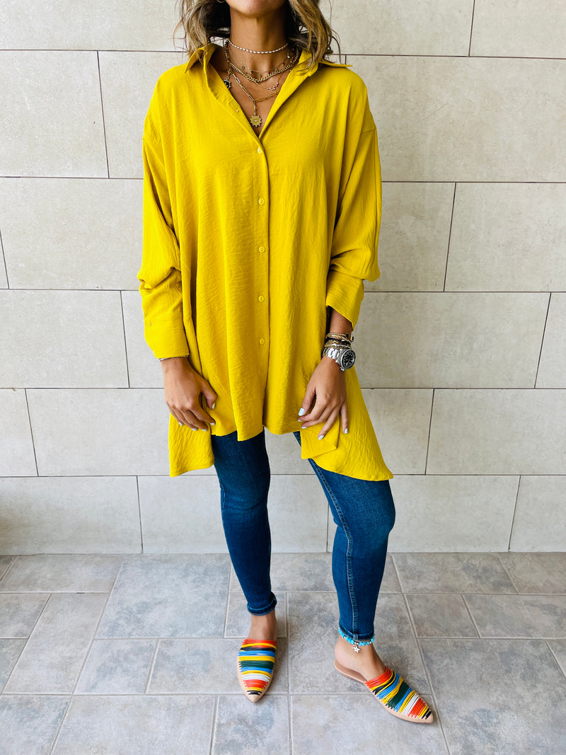 Mustard Fall Layering Shirt