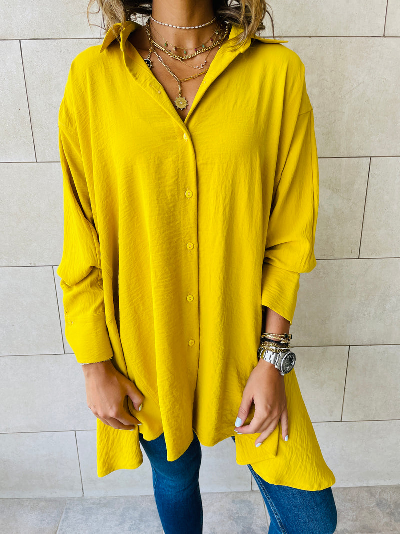Mustard Fall Layering Shirt