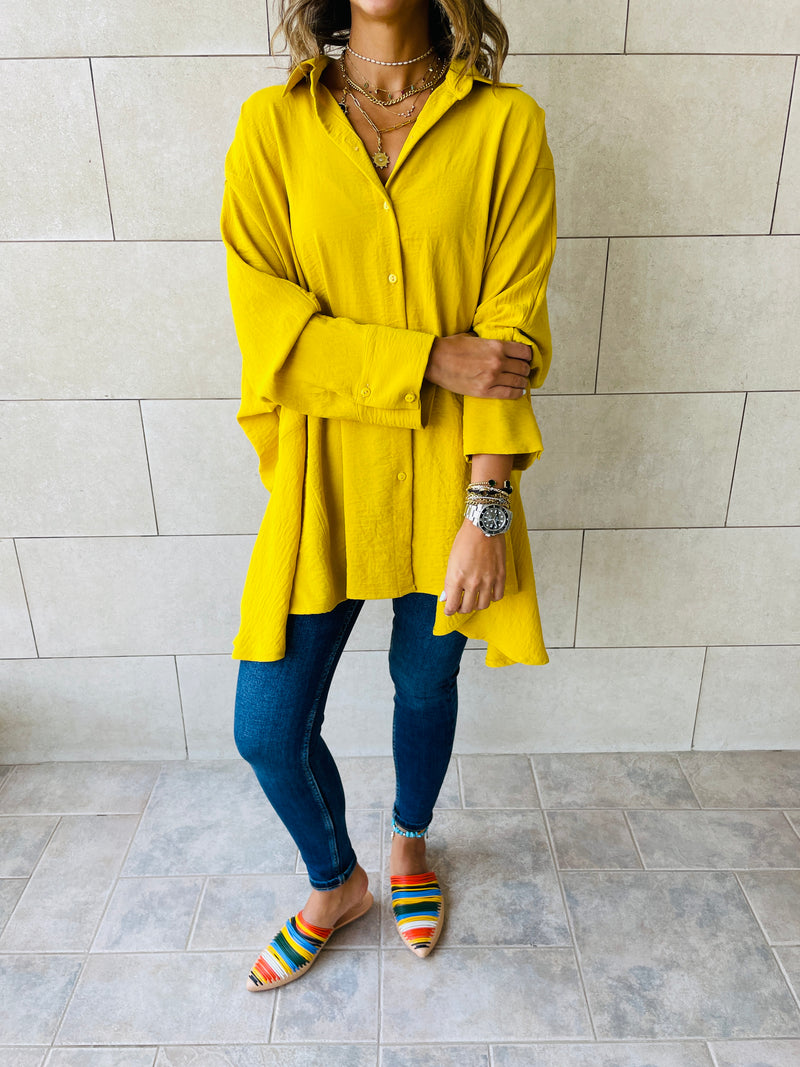 Mustard Fall Layering Shirt